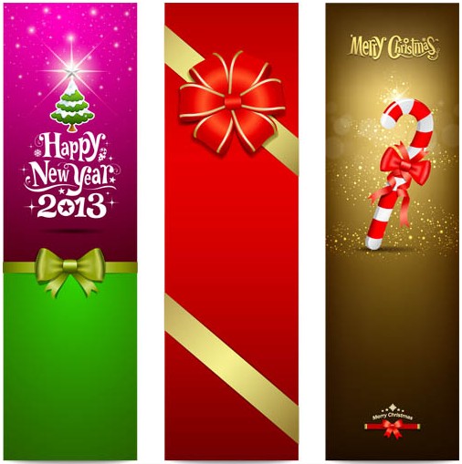 506x509 X Mas Vertical Banners Vector Ai Format Free Vector Download