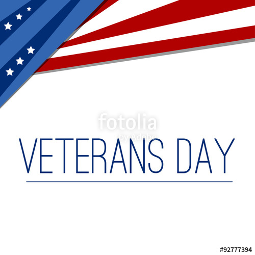 500x500 Usa Flag In Style Vector. Creative Abstract Happy Veterans Day