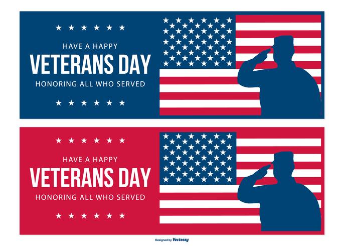 686x490 Veteran Day Banner Collection