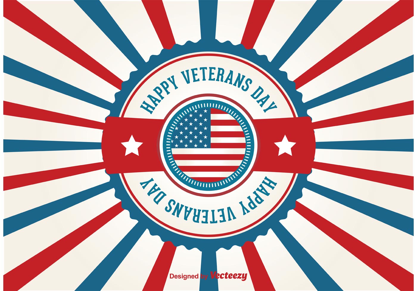1400x980 Veterans Day Retro Poster