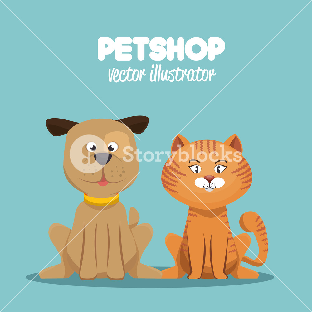 1000x1000 Petshop Veterinary Symbol Icon Vector Illustration Eps 10 Royalty