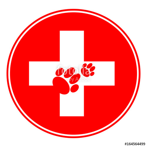 500x500 Vet Symbol Isolated On White Background Stock Image And Royalty