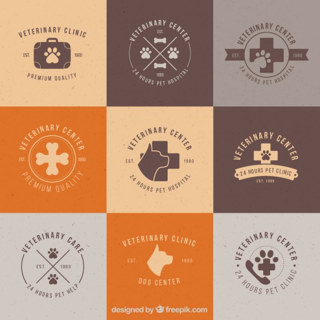 626x626 Veterinary Clinic Logos Vector Free Download