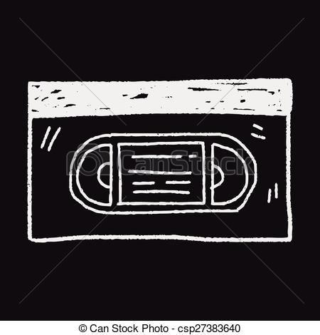450x470 Vhs Doodle Eps Vector