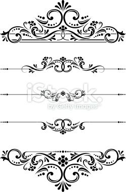 249x380 Ornate Victorian Vectored Cut Glass Designs And Ruleline Vector