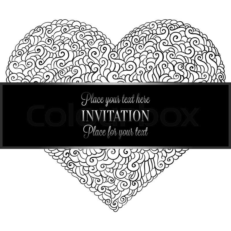 800x800 Romantic Background With Antique, Luxury Black And Metal Silver