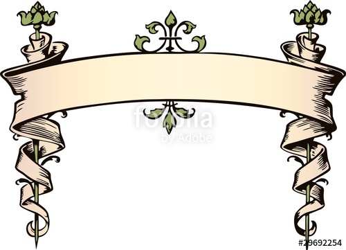 500x361 Victorian Banner Stock Image And Royalty Free Vector Files On