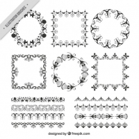 200x200 Frame And Border Vector Free Vector Graphic Art Free Download