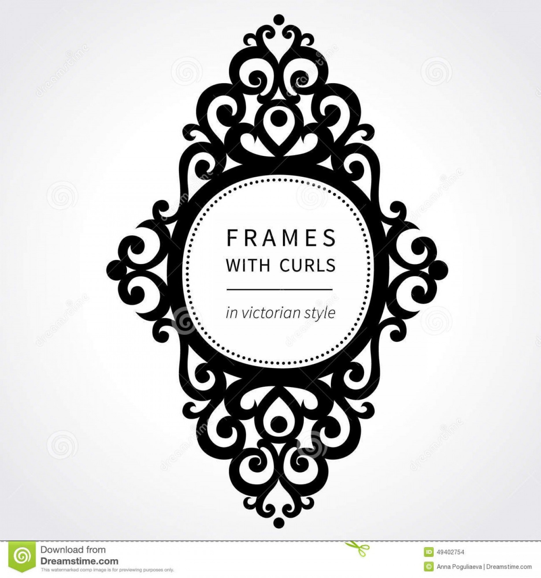 1872x2001 Irresistible Stock Illustration Vector Frame Classical Ornament