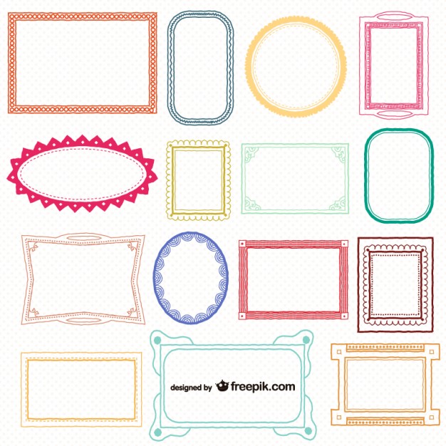 626x626 Victorian Frames Ornaments Free Vector Free Vectors Ui Download