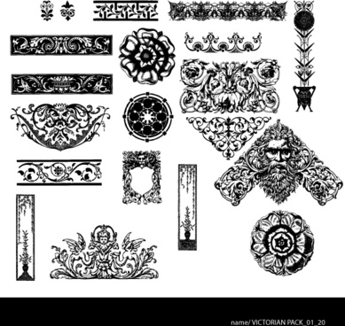 389x368 Victorian Ornaments Vector Free Vector Download (10,210 Free