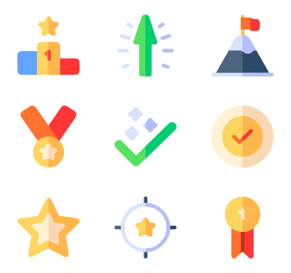 600x564 Victory Icons