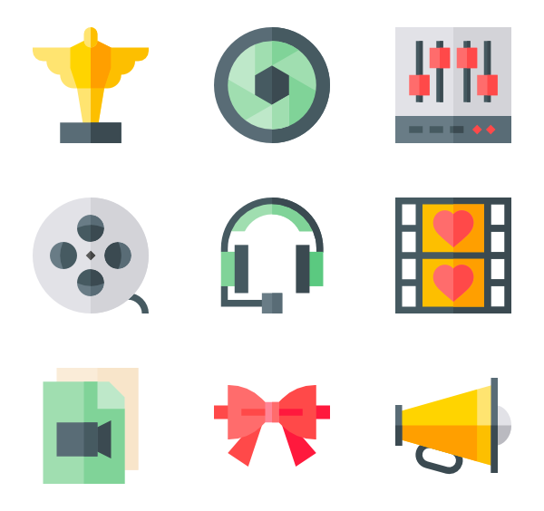 600x564 Video Camera Icons