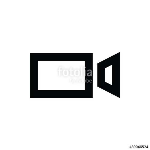 500x500 Video Camera Vector Icon Stock Image And Royalty Free Vector