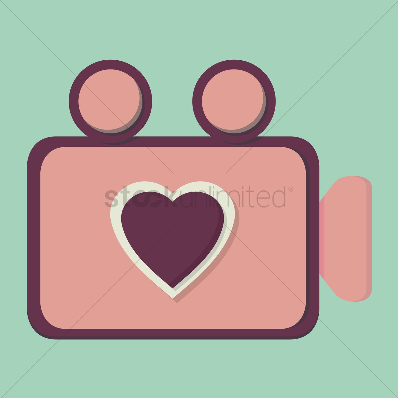 1300x1300 Video Camera Vector Image