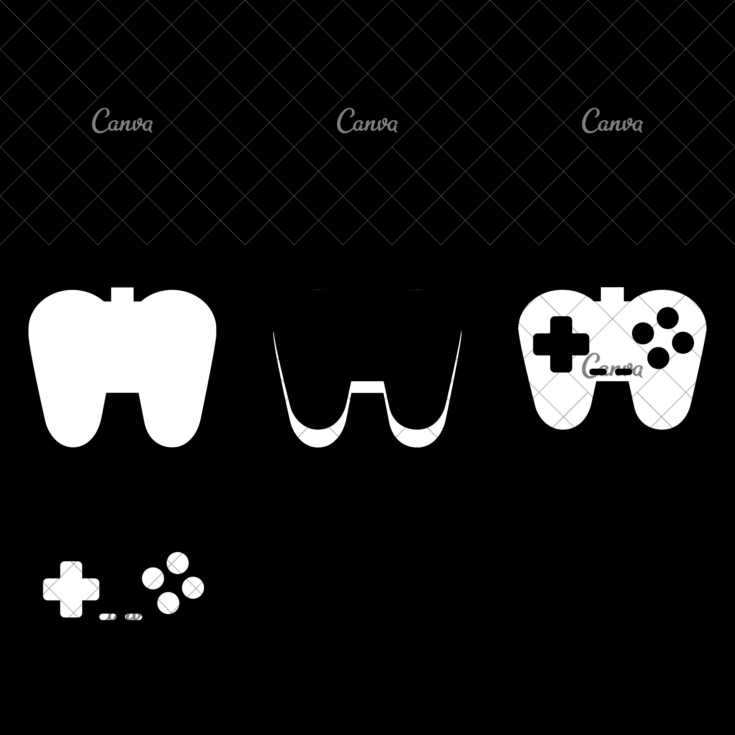 2400x2400 Video Game Controller Vector