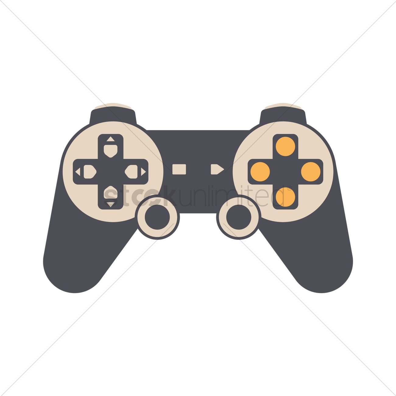1300x1300 Video Game Controller Vector Image