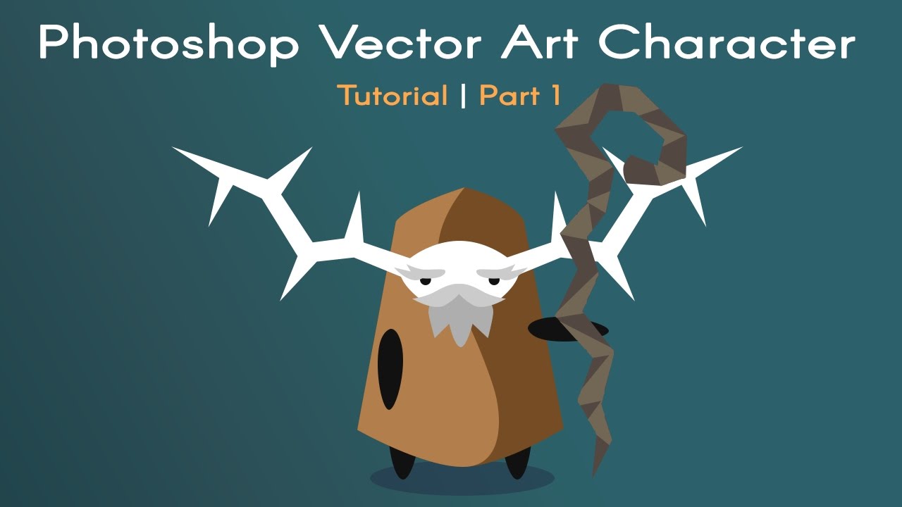 1280x720 Photoshop Vector Art Video Game Character Tutorial