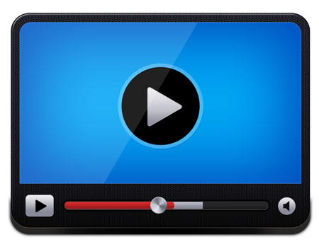 450x352 Vector Video Player Icon