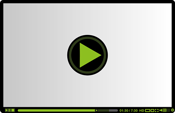 600x388 Video Player Vector Art On Behance