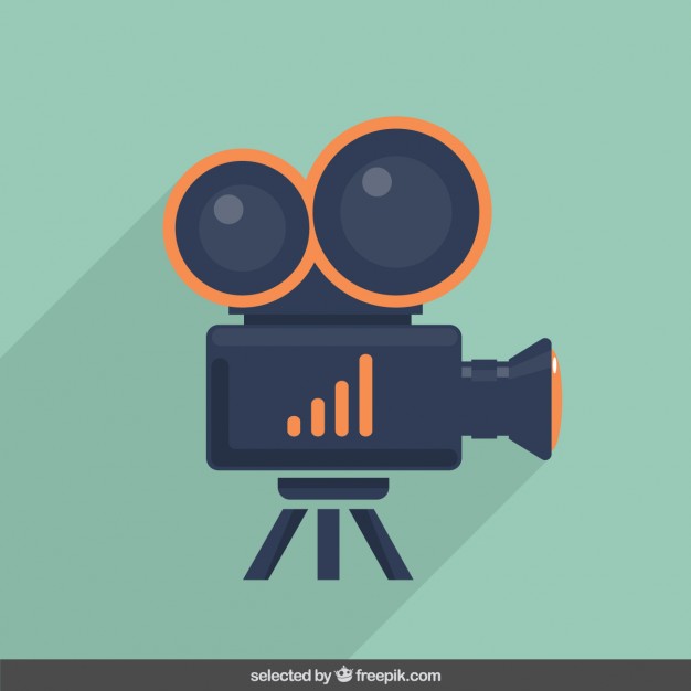 626x626 Video Camera Illustration Vector Free Download