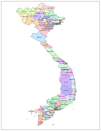 200x259 Vietnam Digital Vector Maps