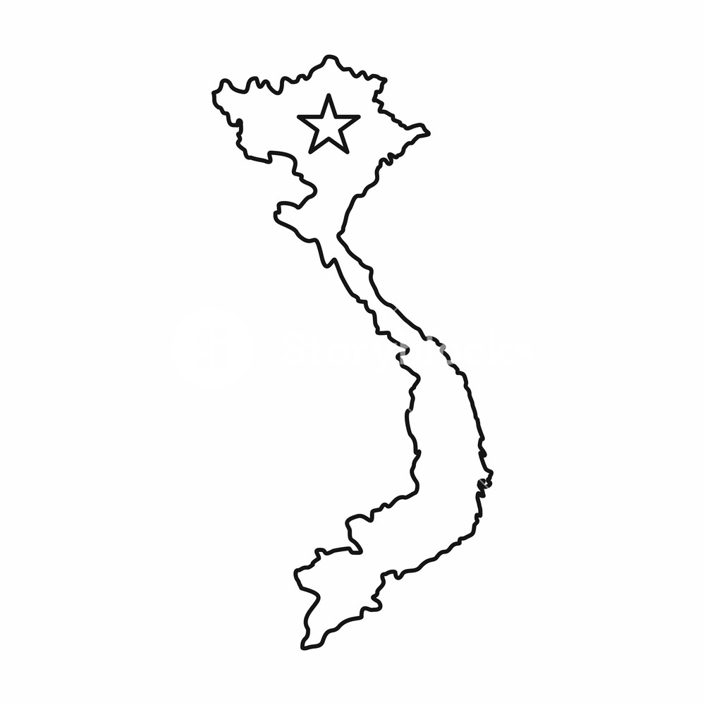 Vietnam Map Vector at GetDrawings | Free download