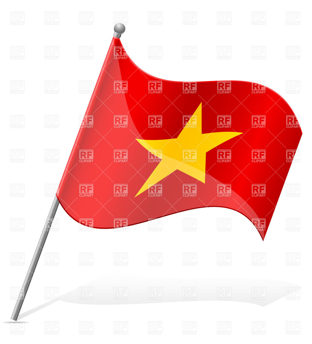 1086x1200 Wavy Flag Of Vietnam Vector Image Vector Artwork Of Signs
