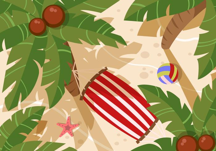 700x490 Trees Top View For Landscape Beach Vector