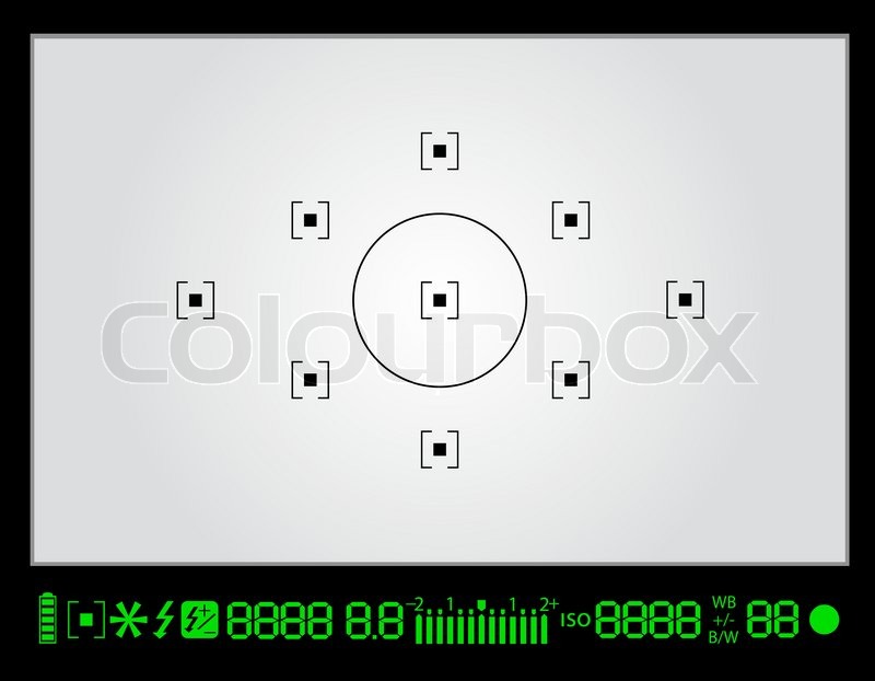 800x622 Photo Viewfinder Vector Illustration Stock Vector Colourbox