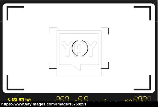 512x346 Camera Viewfinder Vector