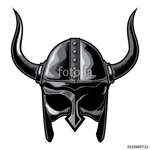500x500 Viking Helmet Head Vector Illustration Stock Image And Royalty
