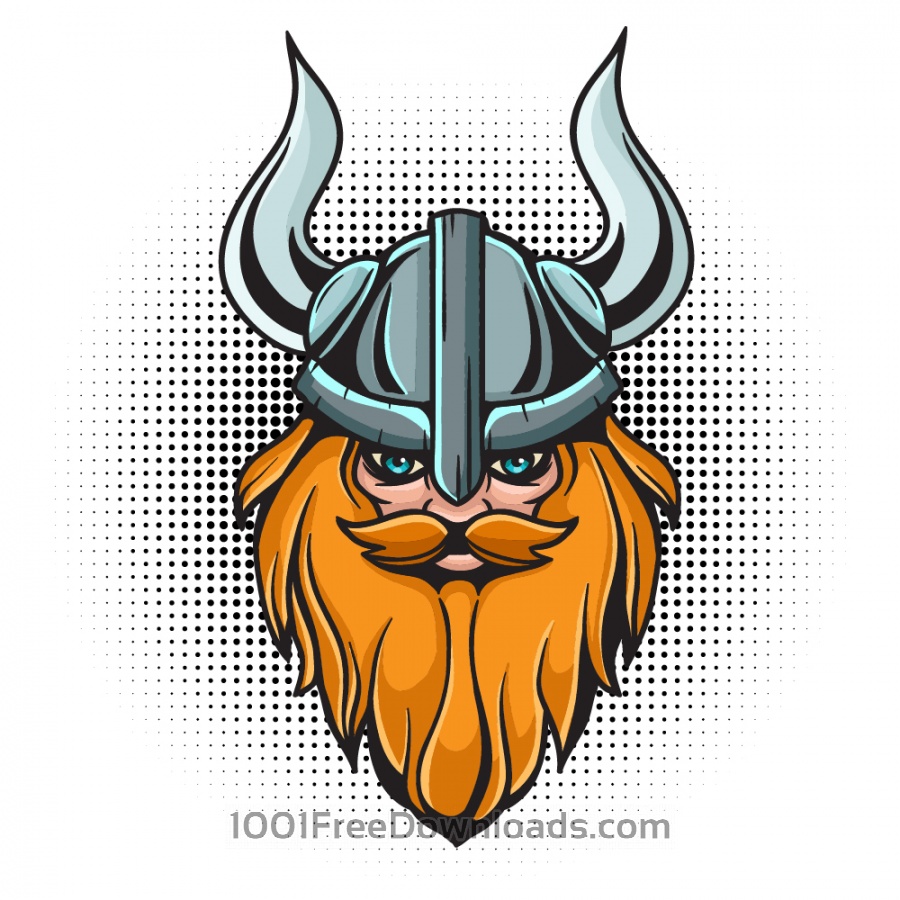 900x900 Free Vectors Cartoon Viking Head With Helmet Cartoons