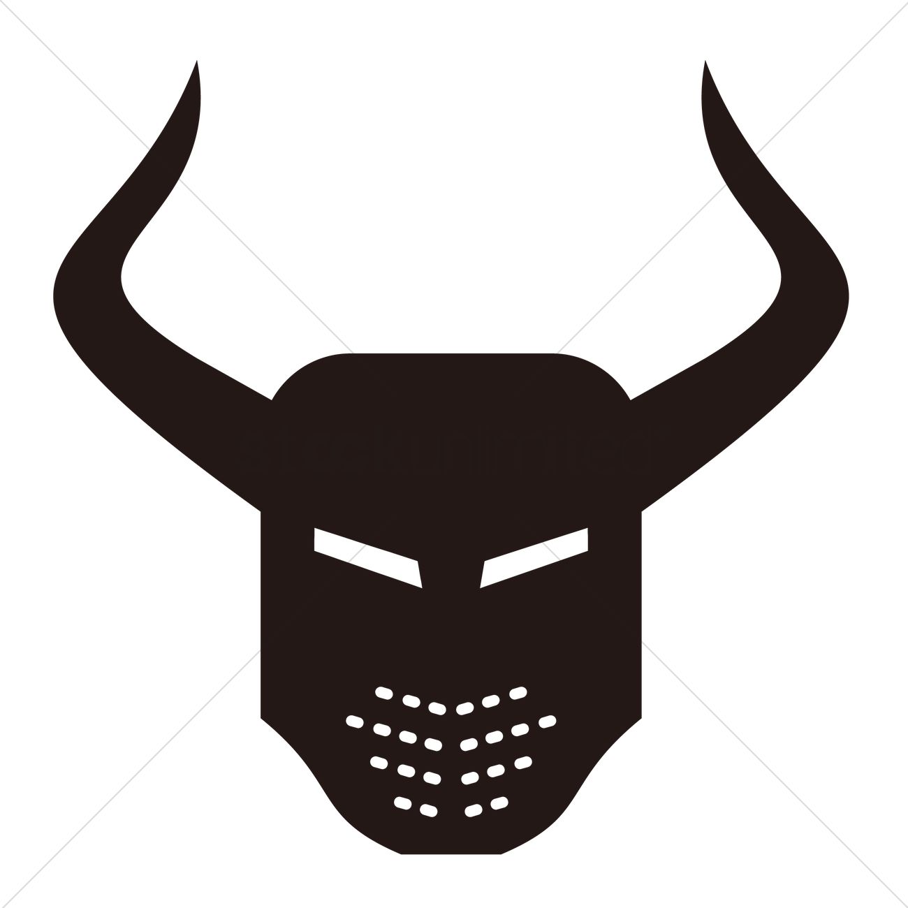 1300x1300 Viking Helmet Vector Image