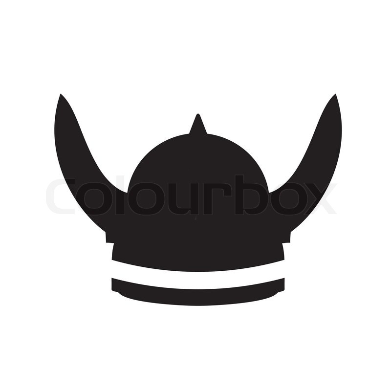 800x800 Pictogram Icon Of A Viking Helmet Stock Vector Colourbox