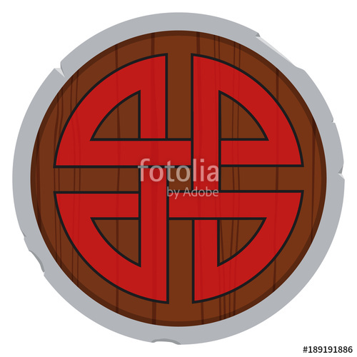 500x500 Viking Shield Vector Stock Image And Royalty Free Vector Files On