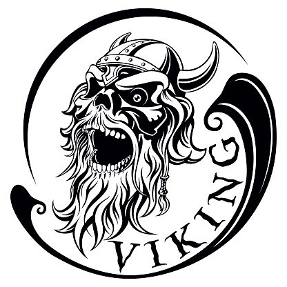 Viking Skull Vector at GetDrawings | Free download