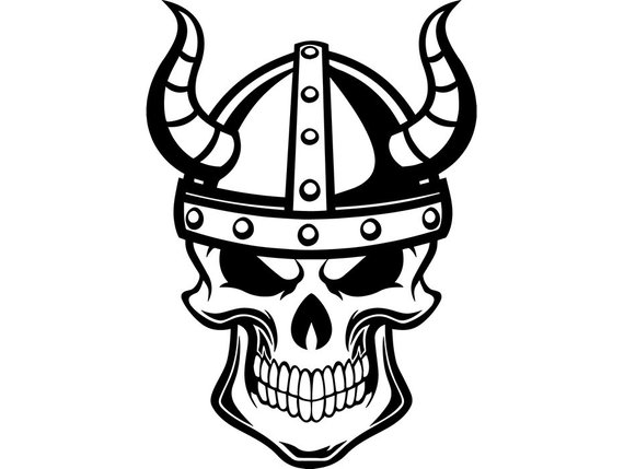 Viking Skull Vector at GetDrawings | Free download