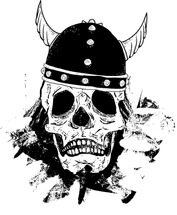 Viking Skull Vector at GetDrawings | Free download