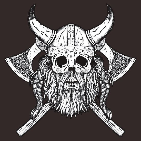 Viking Skull Vector at GetDrawings | Free download
