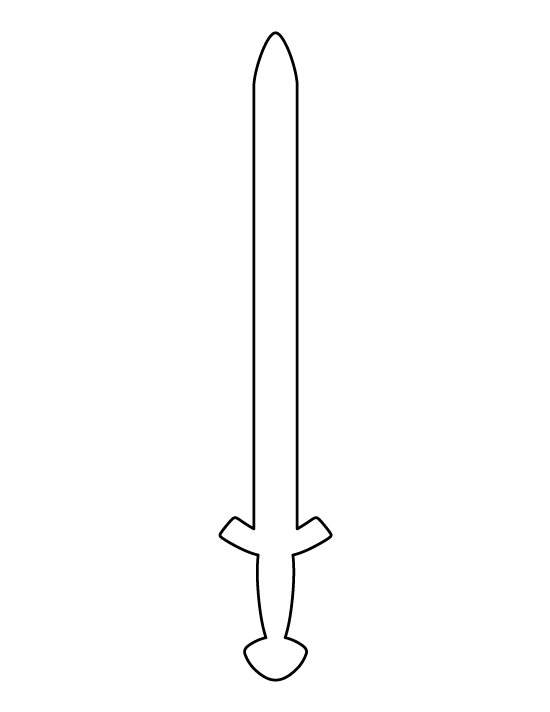 550x712 Sword Vector