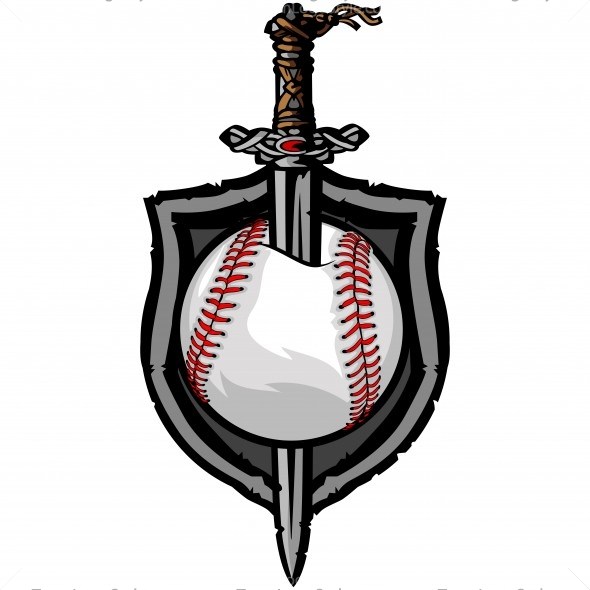 590x590 Viking Baseball Vector
