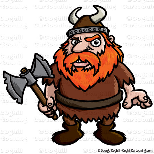 540x540 Cartoon Viking Clip Art Stock Illustration