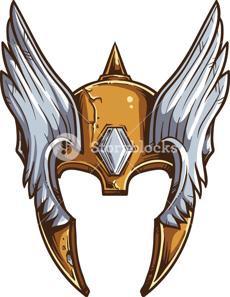 772x1000 Viking Vector Element Royalty Free Stock Image