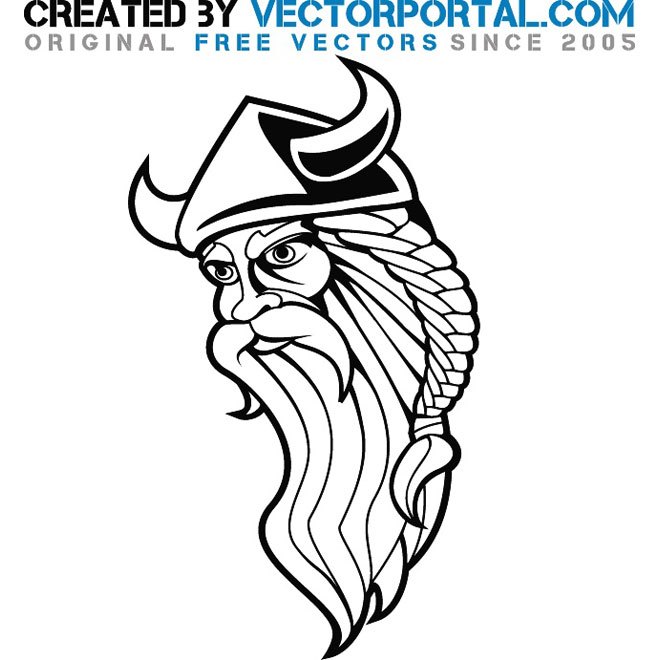 660x660 Viking Art Free Vector 123freevectors