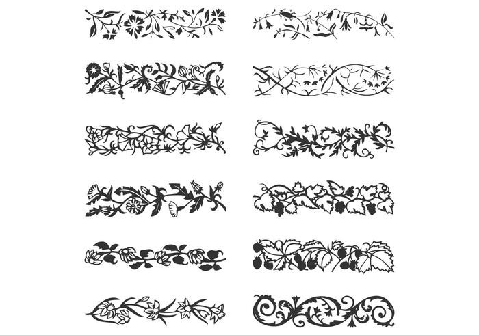 Vine Border Vector at GetDrawings | Free download