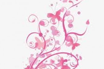 343x228 Pink Flower Vine Vector