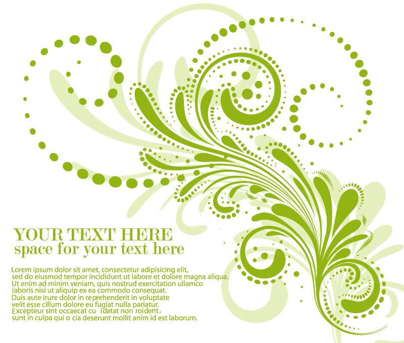 800x679 Swirly Vine Illustrations