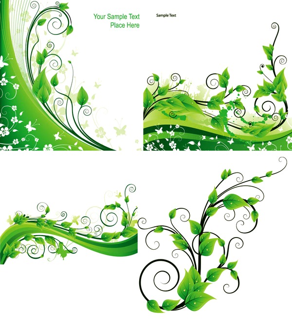 600x667 Spring Leaves On Vines Graphics Collection My Free Photoshop World