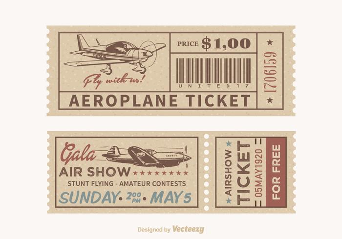 700x490 Vintage Airplane Free Vector Art